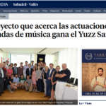 La Vanguardia: Un proyecto que acerca las actuaciones de las bandas de música gana el Yuzz Sant Cugat